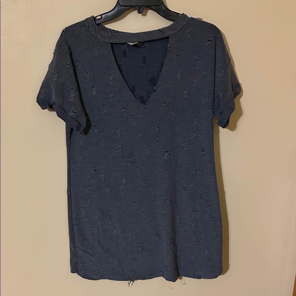 Urban rebel Casual Navy Blue Women's Top L